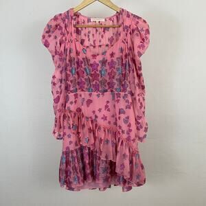 LoveShackFancy Caden Dress - Millennial Pink - Size 00